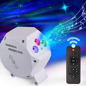 Laser Aurora/Star Night Light Projector